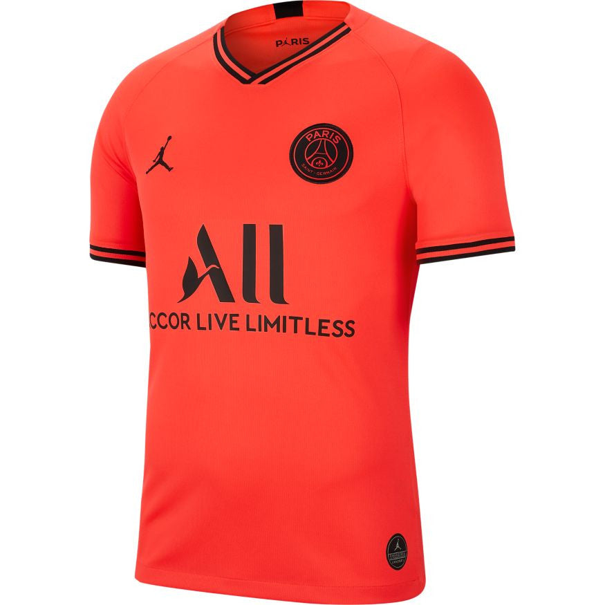 Nike Paris Saint-Germain Away Jersey 19/20 Club Replica Mens Small Infrared 23/Black - Third Coast Soccer