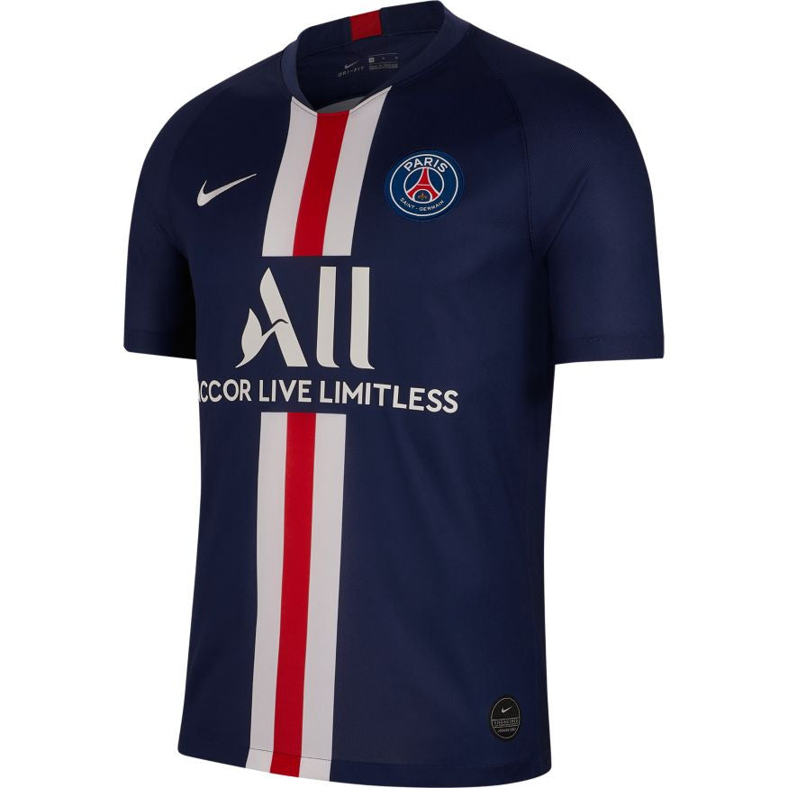 Nike Paris Saint-Germain Home Jersey 19/20 Club Replica Mens Small Midnight Navy/White - Third Coast Soccer