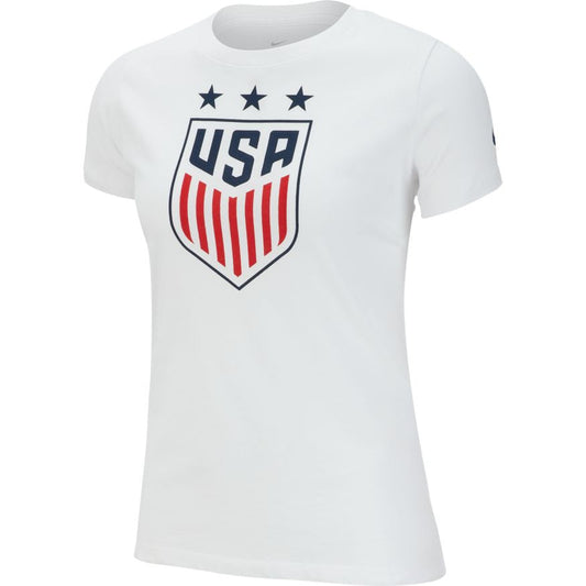 Nike Women's USWNT Crest Tee - White International Replica Womens Extra Small White - Third Coast Soccer