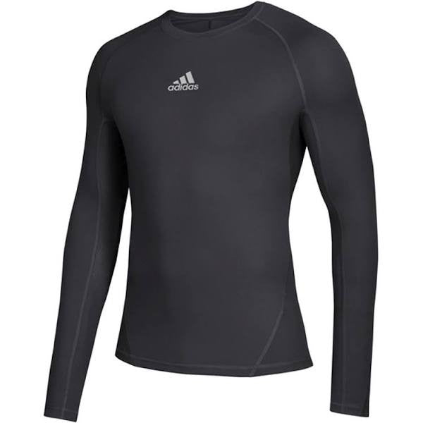 adidas Ruston Alphaskin Compression Top - Black Ruston HS Mens Small Black - Third Coast Soccer