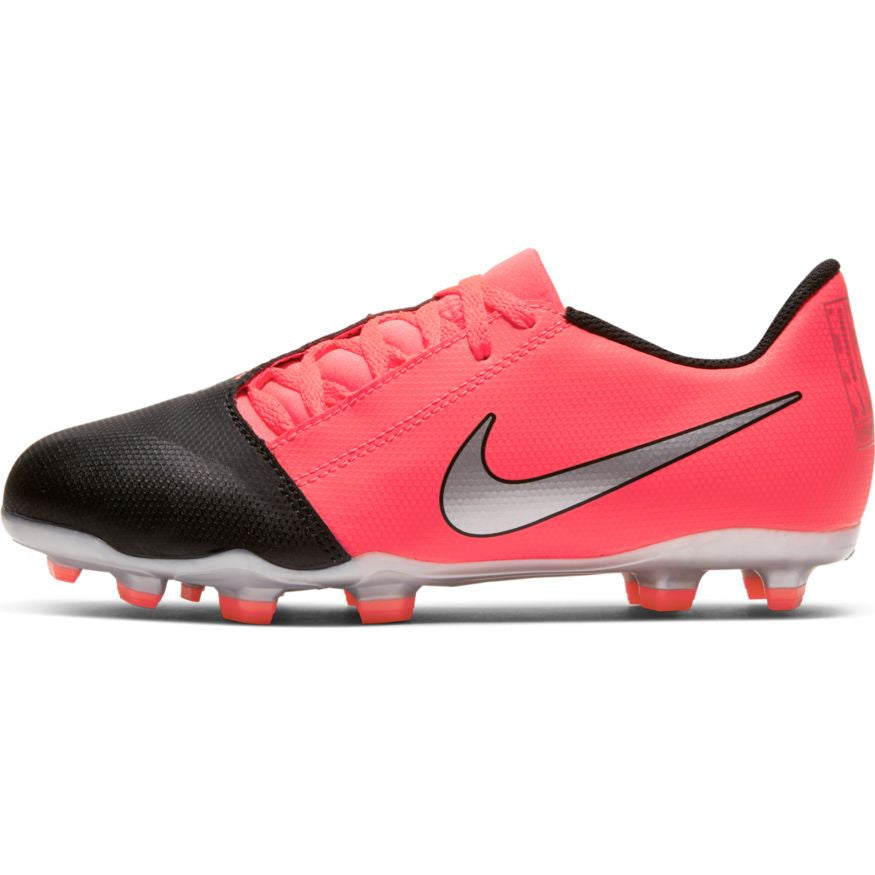 Nike Phantom Venom Academy FG - Laser Crimson/Metallic Silver/Black Men's Footwear Closeout Mens 6 Lasar Crimson/Mtlc Slvr/Blk - Third Coast Soccer