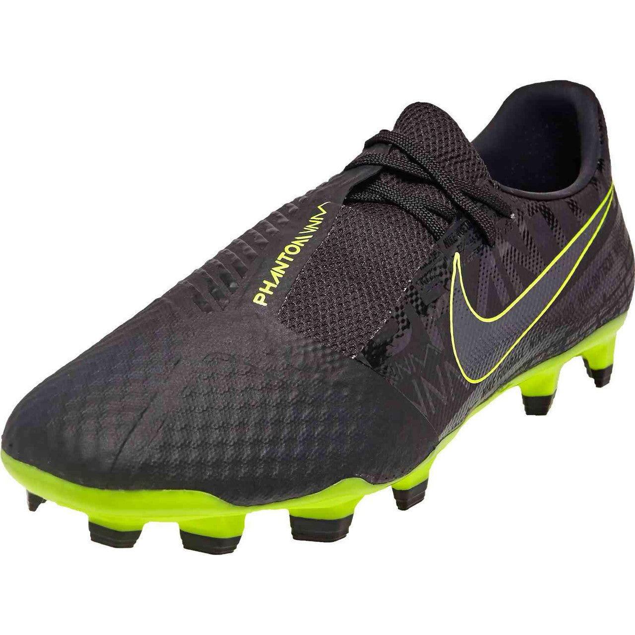 Nike Phantom Venom Academy FG Men's Footwear Closeout Mens 6.5 Black/Volt - Third Coast Soccer