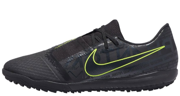 Nike Phantom Venom Academy Turf - Black/Volt Mens Turf Mens 6.5 Black/Volt - Third Coast Soccer