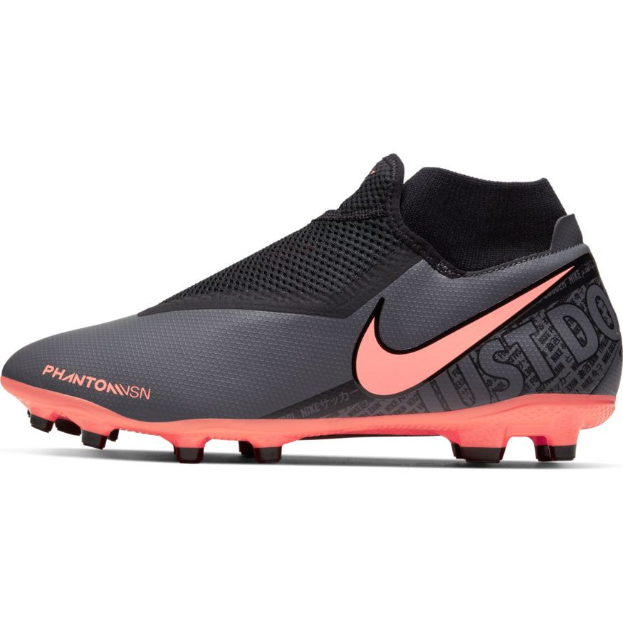 Nike Phantomm Vision Academy Mg Mens Firm Ground Mens 6 Dark Grey/Mango/Black - Third Coast Soccer