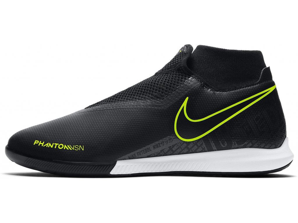 Nike Phantom Vision Academy IC - Black/Volt Mens Indoor Mens 6.5 Black/Volt - Third Coast Soccer