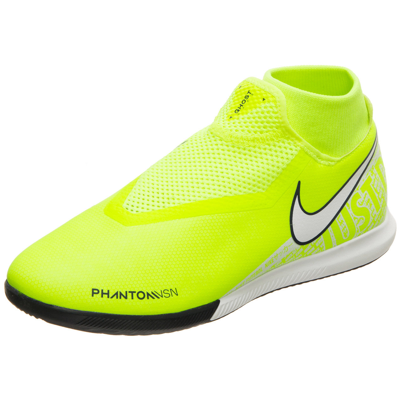 Nike Phantom Vision Academy Df IC - Volt/White Mens Indoor Mens 6.5 Volt/White - Third Coast Soccer