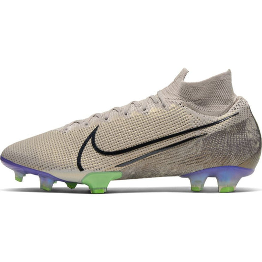 Nike Mercurial Superfly 7 Elite FG Mens Firm Ground Mens 7 Desert Sand/Black/Psyc Purple - Third Coast Soccer