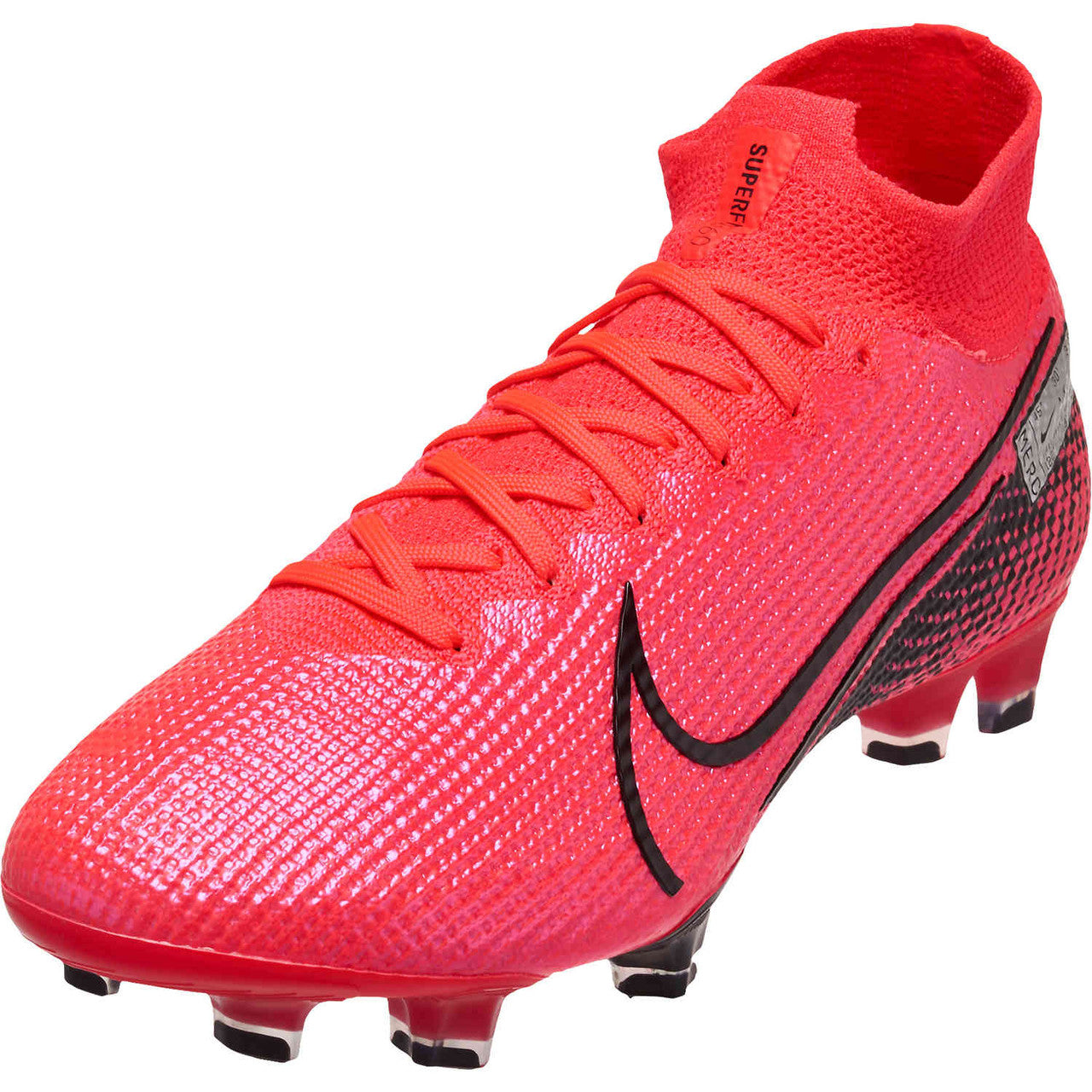 Nike Mercurial Superfly 7 Elite Fg - Laser Crimson/Black Mens Firm Ground Mens 7 Laser Crimson/Black - Third Coast Soccer