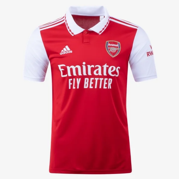 Adidas Arsenal H Jrsy 22/23 Club Replica Scarlet/White Mens Small - Third Coast Soccer