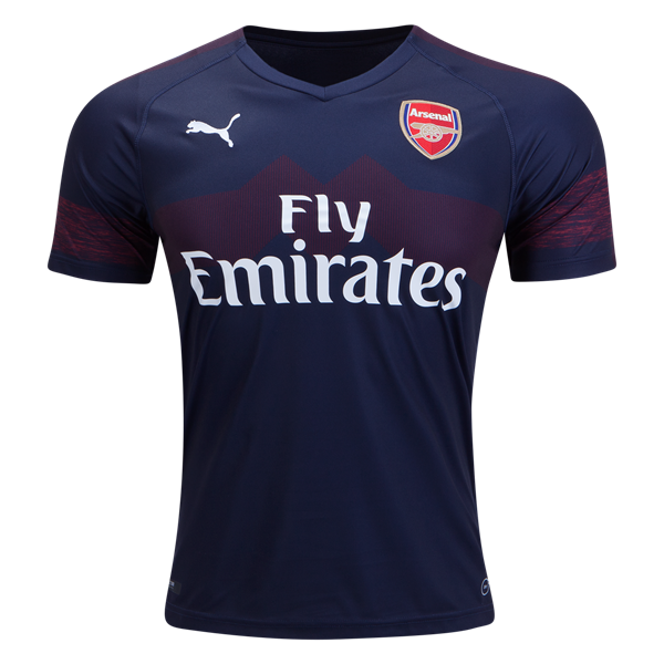 PUMA Arsenal FC Away Jersey 18/19 Club Replica Blue Mens Small - Third Coast Soccer