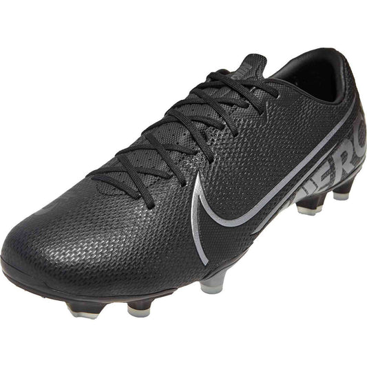 Nike Mercurial Vapor 13 Academy MG - Black/Metallic Cool Grey Mens Firm Ground Mens 6.5 Black/Cool Grey - Third Coast Soccer