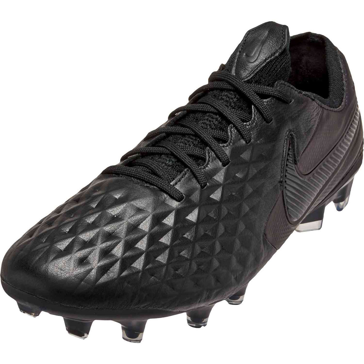 Nike Tiempo Legend 8 Elite FG Mens Firm Ground Mens 8 Black/Black - Third Coast Soccer