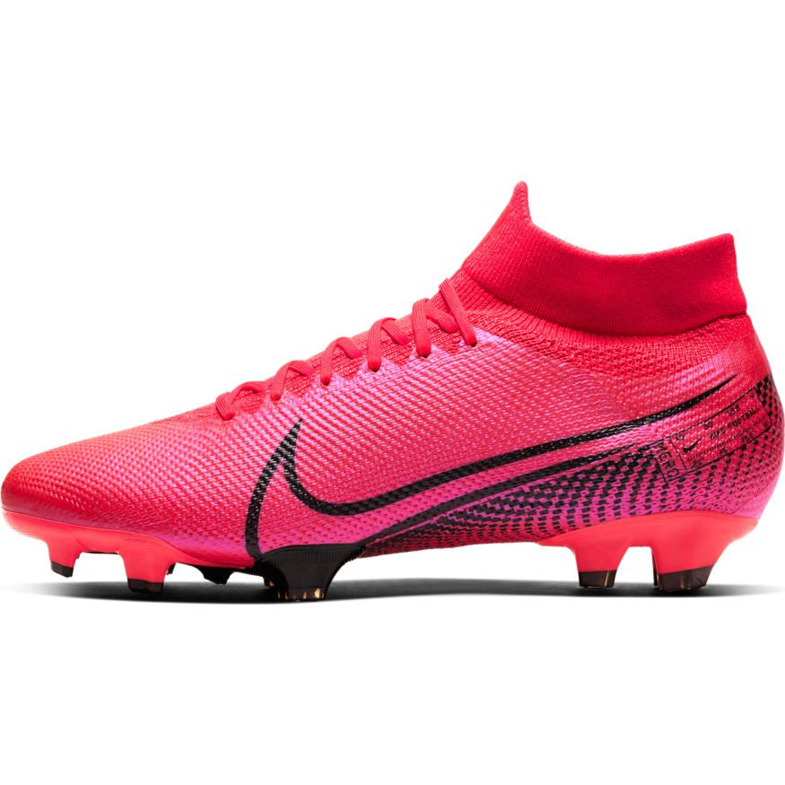 Nike Mercurial Superfly 7 Pro FG - Laser Crimson/Black Mens Firm Ground Mens 8 Laser Crimson/Black - Third Coast Soccer