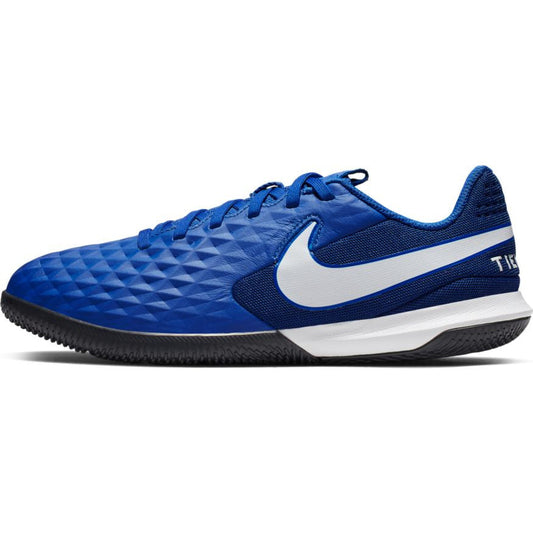 Nike Junior Tiempo Legend 8 Academy IC Youth Footwear Closeout Hyper Royal/White Youth 12 - Third Coast Soccer
