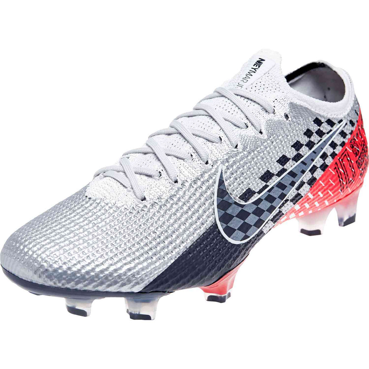 Nike Vapor 13 Elite NJR FG Mens Firm Ground Mens 7 Chrome/Black/Red - Third Coast Soccer