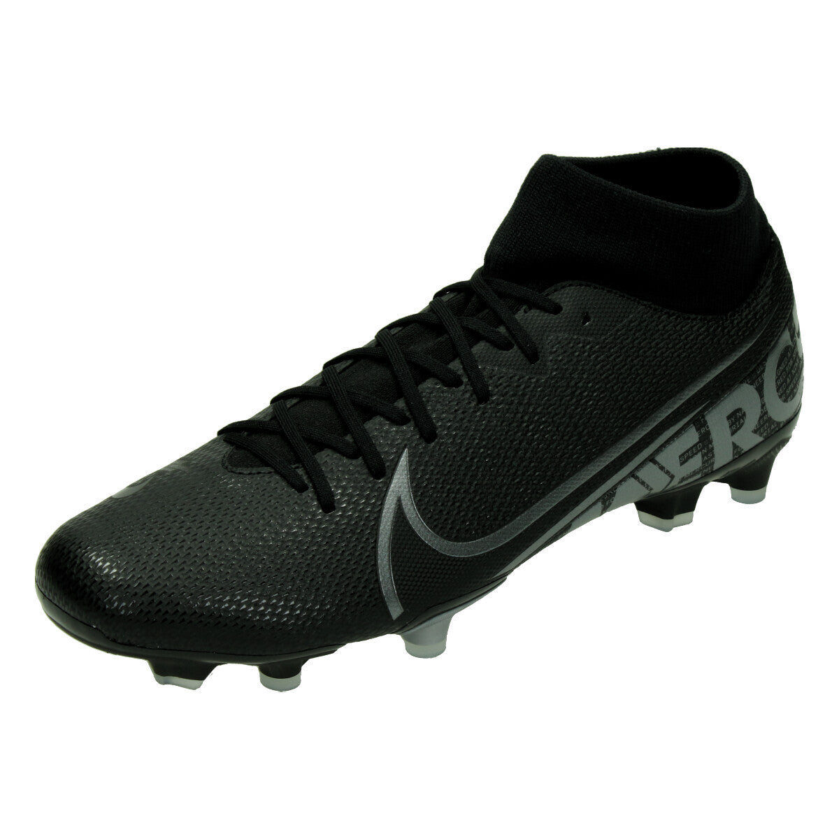 Nike Mercurial Superfly 7 Academy - Black/Metallic Cool Grey Mens Firm Ground Mens 6.5 Black/Cool Grey - Third Coast Soccer