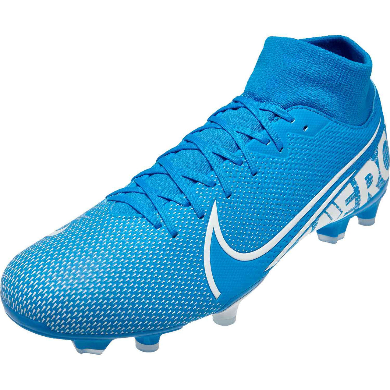 Nike Mercurial Superfly 7 Academy - Blue Hero/White-Obsidian Mens Firm Ground Mens 6.5 Blue Hero/White - Third Coast Soccer