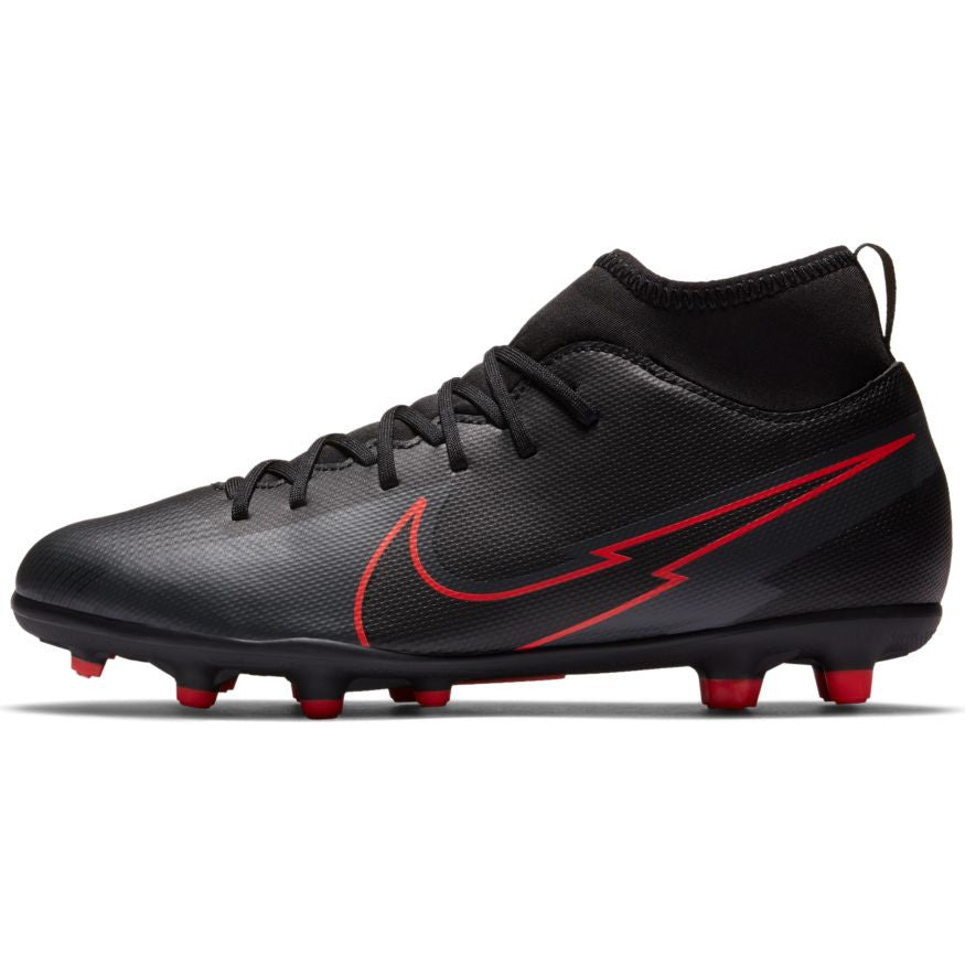 Nike Junior Superfly 7 Club Fg Youth Firm Ground Youth 1 Black/Smoke Grey - Third Coast Soccer