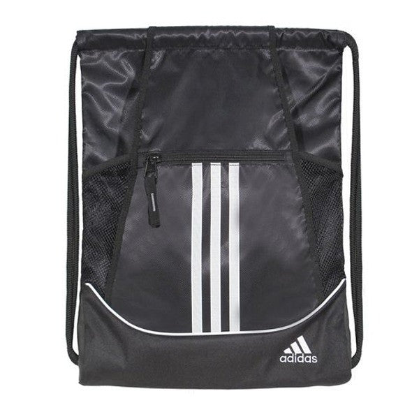adidas Alliance II Sackpack - Black Bags Black  - Third Coast Soccer