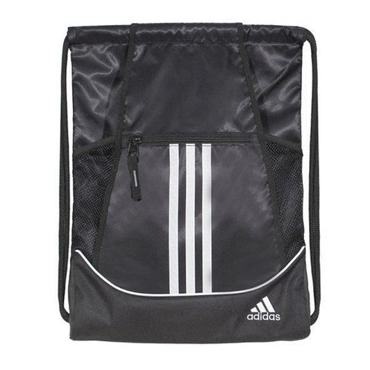 adidas Alliance II Sackpack - Black Bags Black  - Third Coast Soccer