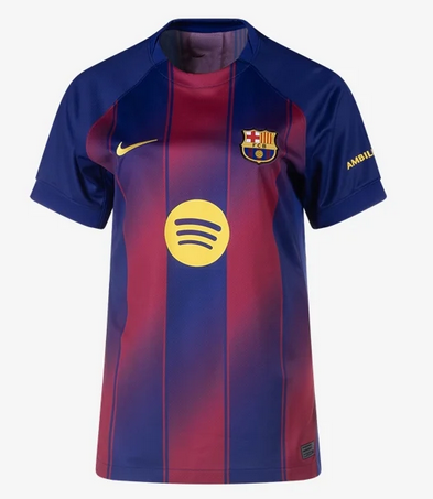Nike Women's FC Barcelona Home Jersey 25/26 Club Replica Closeout Deep Royal Blue/Midwest Gold Womens XSmall - Third Coast Soccer