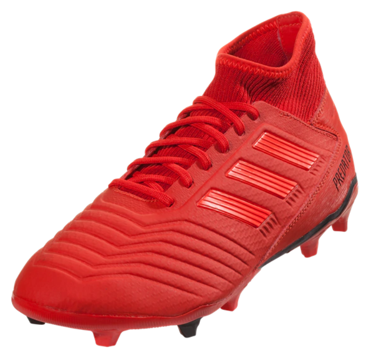 adidas Predator 19.3 FG - Active Red/Solar Red/Core Black Mens Firm Ground Mens 6.5 Act Red/Solar Red/Black - Third Coast Soccer