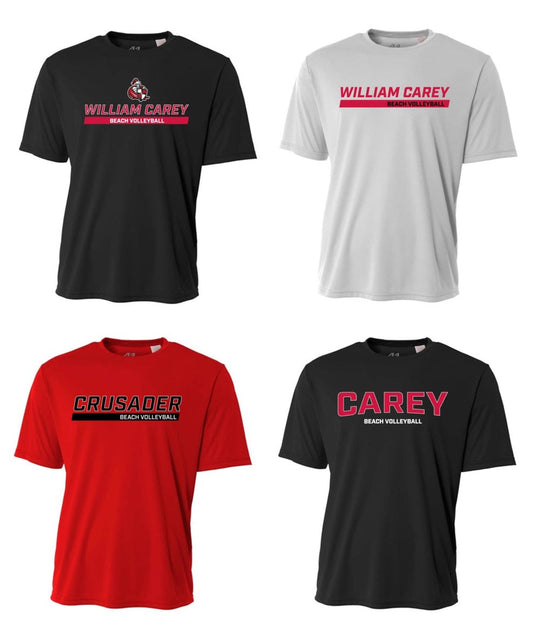 WCU Beach Volleyball Men's Short-Sleeve Performance Shirt WCU Beach Volleyball   - Third Coast Soccer