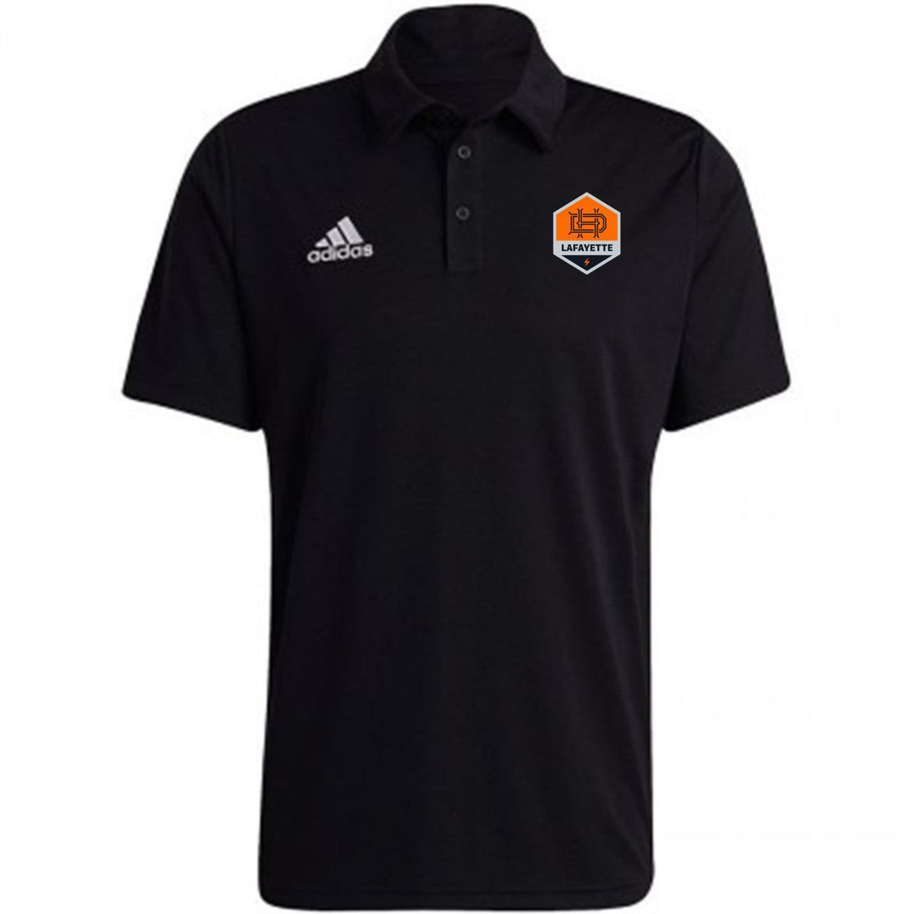 Adidas Dynamo Juniors Entrada 22 Polo - Black Dynamo Jr Lafayette Spiritwear Mens Small Black/White - Third Coast Soccer