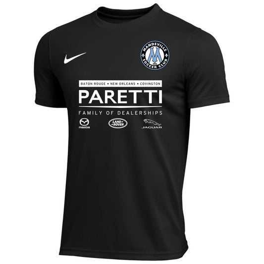 Nike MSC Youth Recreational Park Vii Jersey - Black Mandeville Soccer Club Rec   - Third Coast Soccer