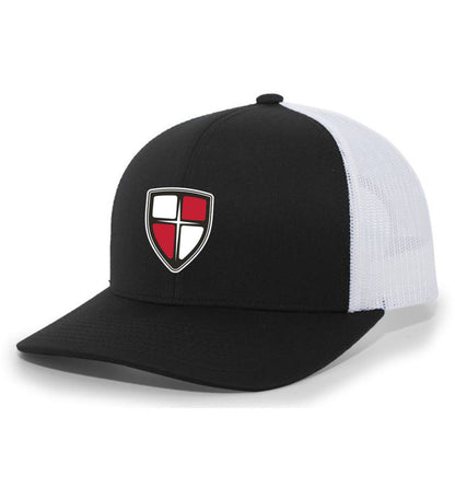 William Carey Shield Trucker Hat WCU Shield   - Third Coast Soccer