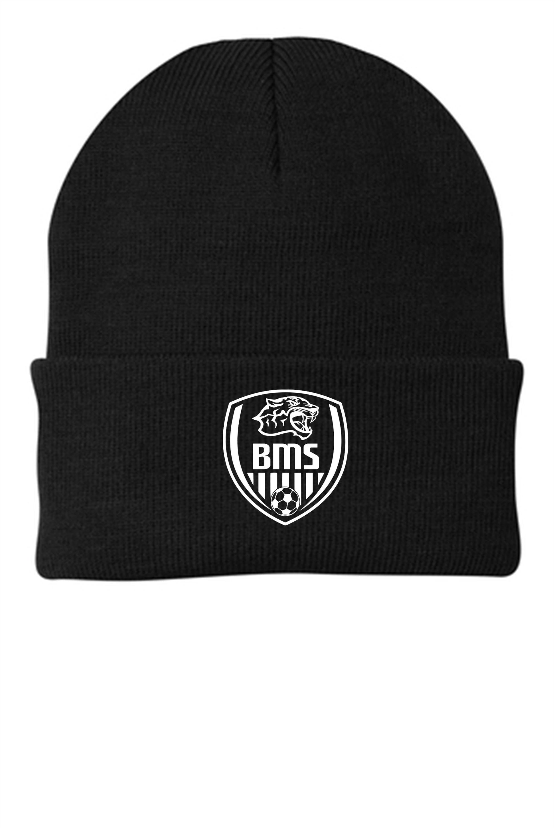 Benton Middle Soccer Beanie Benton Middle School Black  - Third Coast Soccer