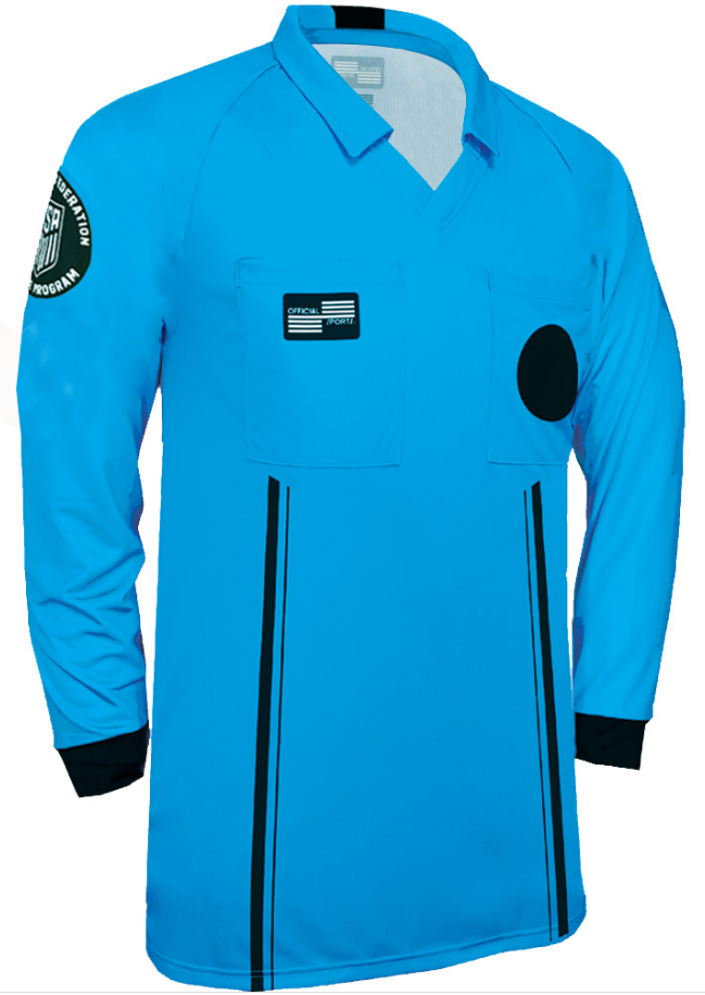 Official Sports USSF Economy LS Jersey - Royal Referee   - Third Coast Soccer