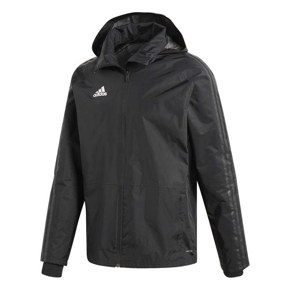 adidas Condivo 18 Storm Jacket Jackets Black/White Mens Small - Third Coast Soccer