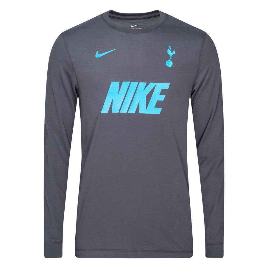 Nike Tottenham Long-Sleeve Tee T-Shirts Flint Grey Mens Small - Third Coast Soccer