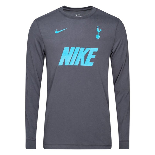 Nike Tottenham Long-Sleeve Tee T-Shirts Flint Grey Mens Small - Third Coast Soccer