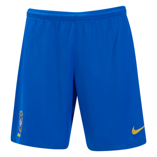 Nike Brasil 2018 Home Shorts International Replica Soar/Midwest Gold Mens Small - Third Coast Soccer