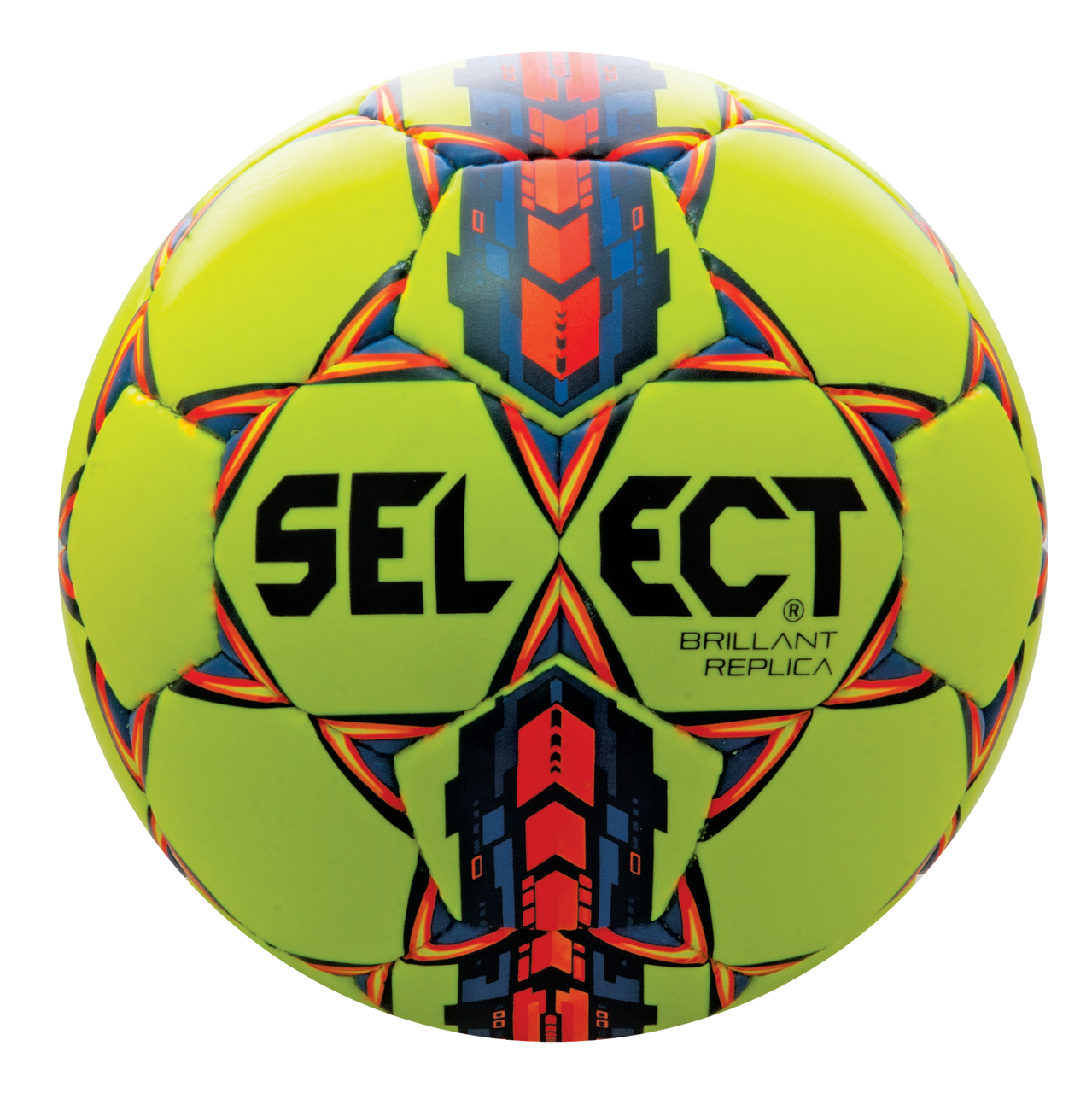 Select Brilliant Replica Ball Size 5 - Yellow/Orange/Blue Balls Yellow 5 - Third Coast Soccer