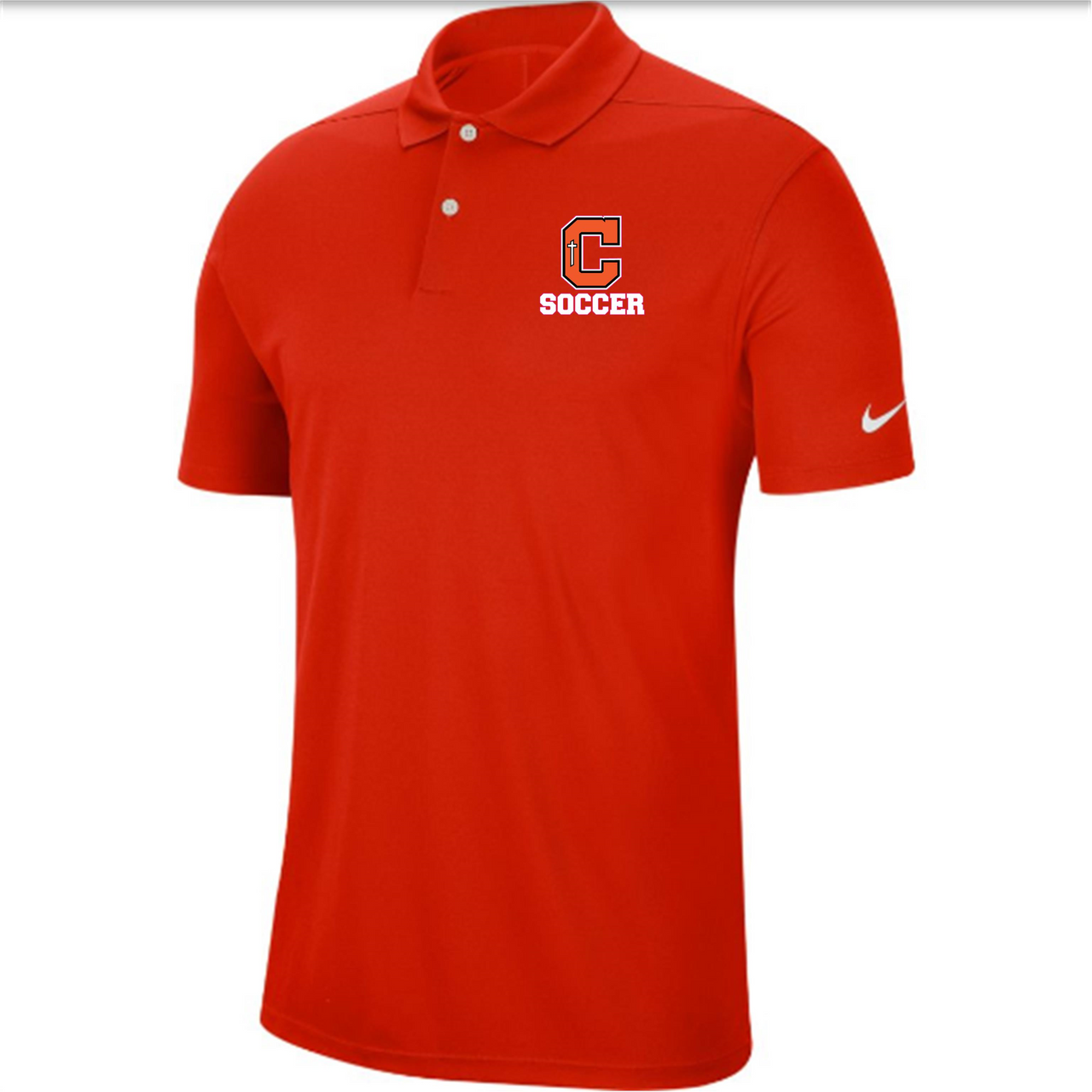 Nike Catholic Victory Polo Catholic HS BR Black Mens Small - Third Coast Soccer
