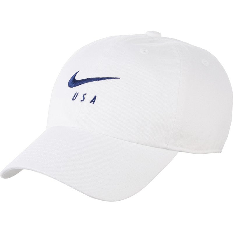 Nike Us Soccer Heritage 86 Hat - White Hats White/Blue Void  - Third Coast Soccer