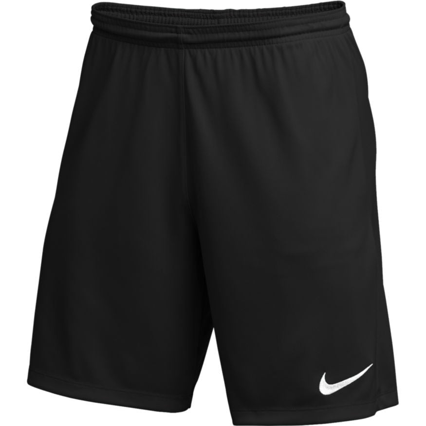 Nike SCSL Men's Park III Short - Black St. Charles Soccer League Black/White Mens Small - Third Coast Soccer