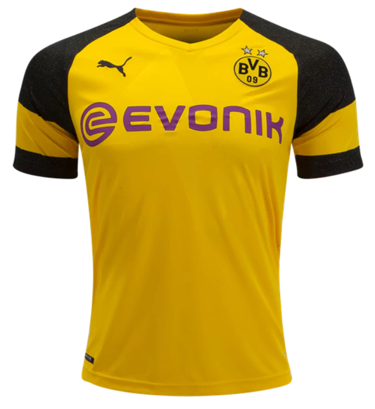 PUMA Borussia Dortmund Home Jersey 18/19 Club Replica Yellow Mens Small - Third Coast Soccer