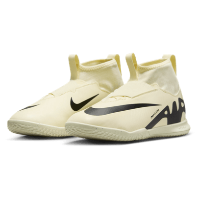 Nike Junior Mercurial Superfly 9 Academy IC - Lemonade/Black Youth Footwear Lemonade/Black Youth 1 - Third Coast Soccer
