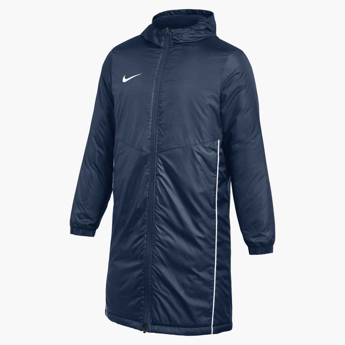 Nike Therma-Fit Park Hooded Jacket Jackets Midnight Navy/White Mens Small - Third Coast Soccer