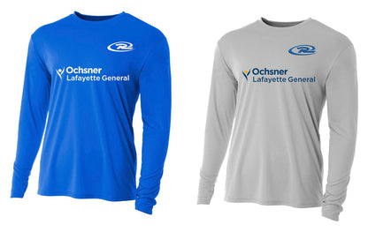 A4 Cajun Rush Youth Practice Tee LS Cajun Soccer Club Royal Youth Extra Small - Third Coast Soccer