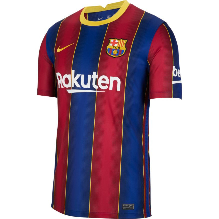 Nike FC Barcelona Home Jersey 20/21 Replicas Mens Small Deep Royal Blue/Varsity Maze - Third Coast Soccer