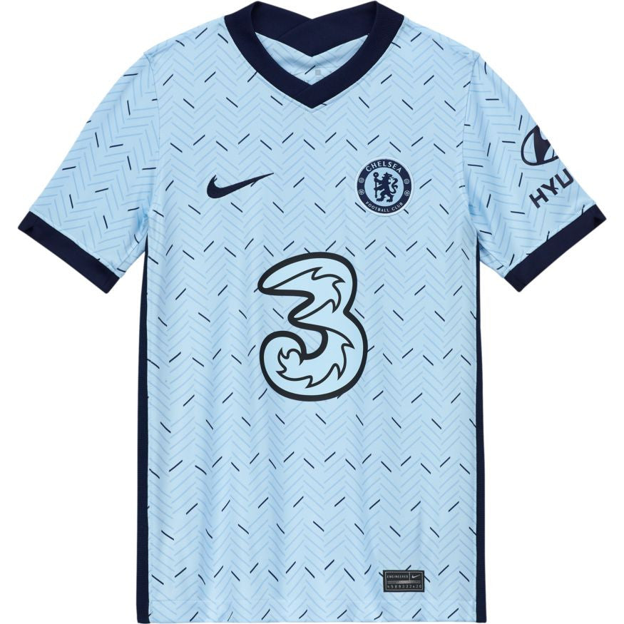 Nike Chelsea FC Youth Away Jersey 20/21 Club Replica Mens Small Cobalt Tint/Blackend Blue - Third Coast Soccer