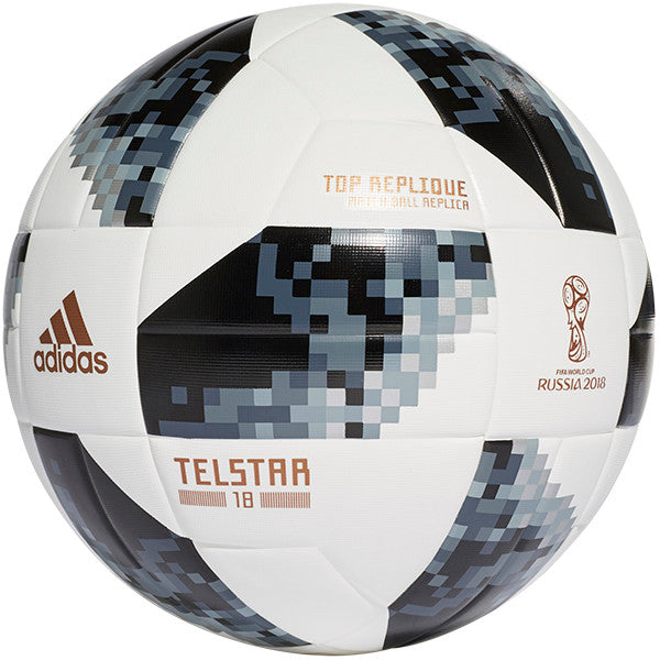 adidas Telstar 18 World Cup Top Replique Ball Balls White/Black/Silvermetallic 5 - Third Coast Soccer