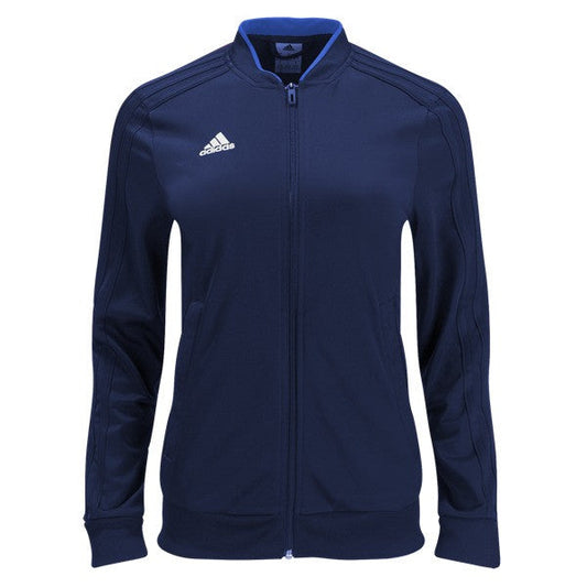 adidas Women's Condivo 18 Training Jacket - Navy Jackets Womens Extra Small Dark Blue/White - Third Coast Soccer