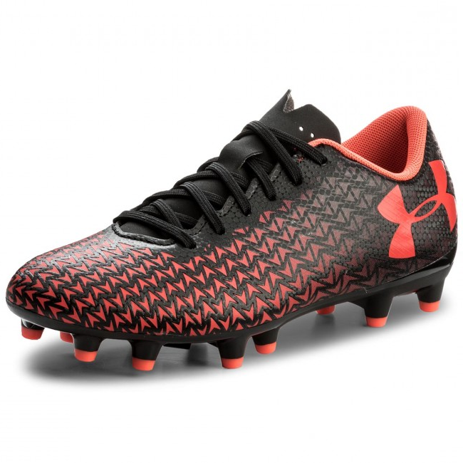 Under Armour Junior CF Force 3.0 FG - Black/Black/Crimson Youth Firm Ground Black/Black/Nn Crimson Youth 1 - Third Coast Soccer