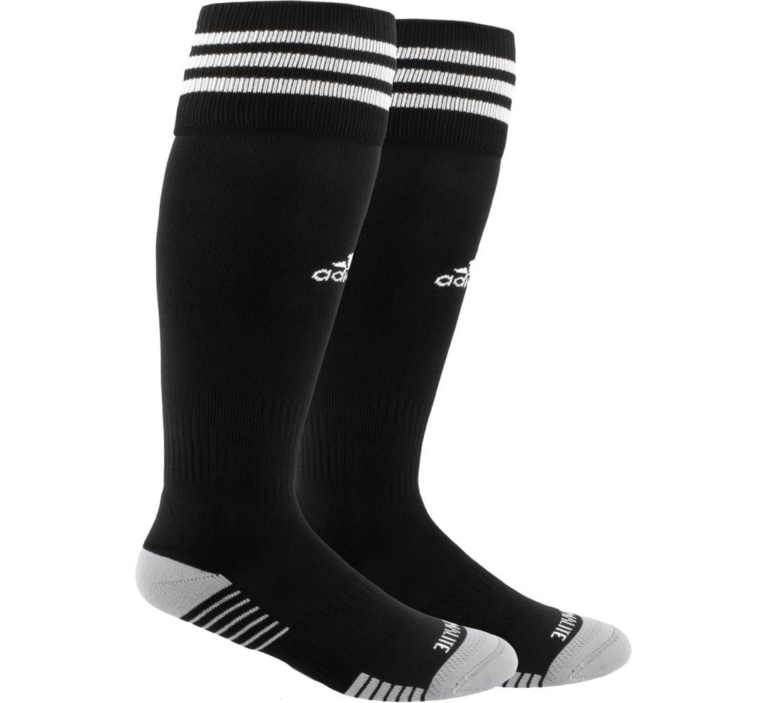adidas Copa Zone Cusion Sock - Black/White Central High School Small (1Y-4Y) Black/White - Third Coast Soccer